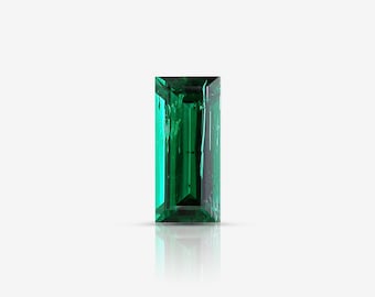 2.78 Carat Loose Natural Emerald, Green Color BGT Shape AGL Certified (1128779), Real Emerald, Precious Stones, Gift For Her Rare Gift