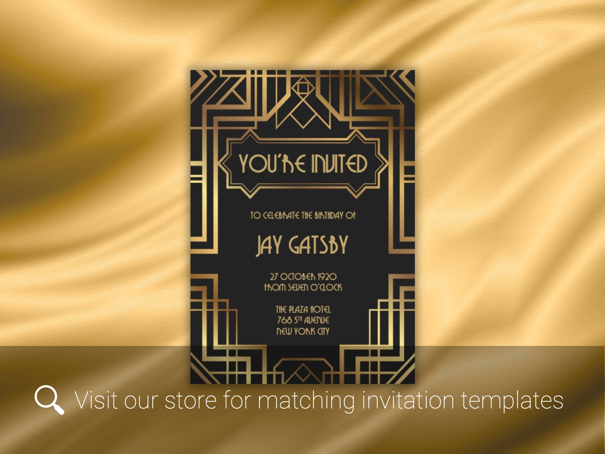 6 EDITABLE Great Gatsby Poster Templates Custom 1920s Art Etsy 6 EDITABLE Great Gatsby Poster Templates Custom 1920s Art Etsy