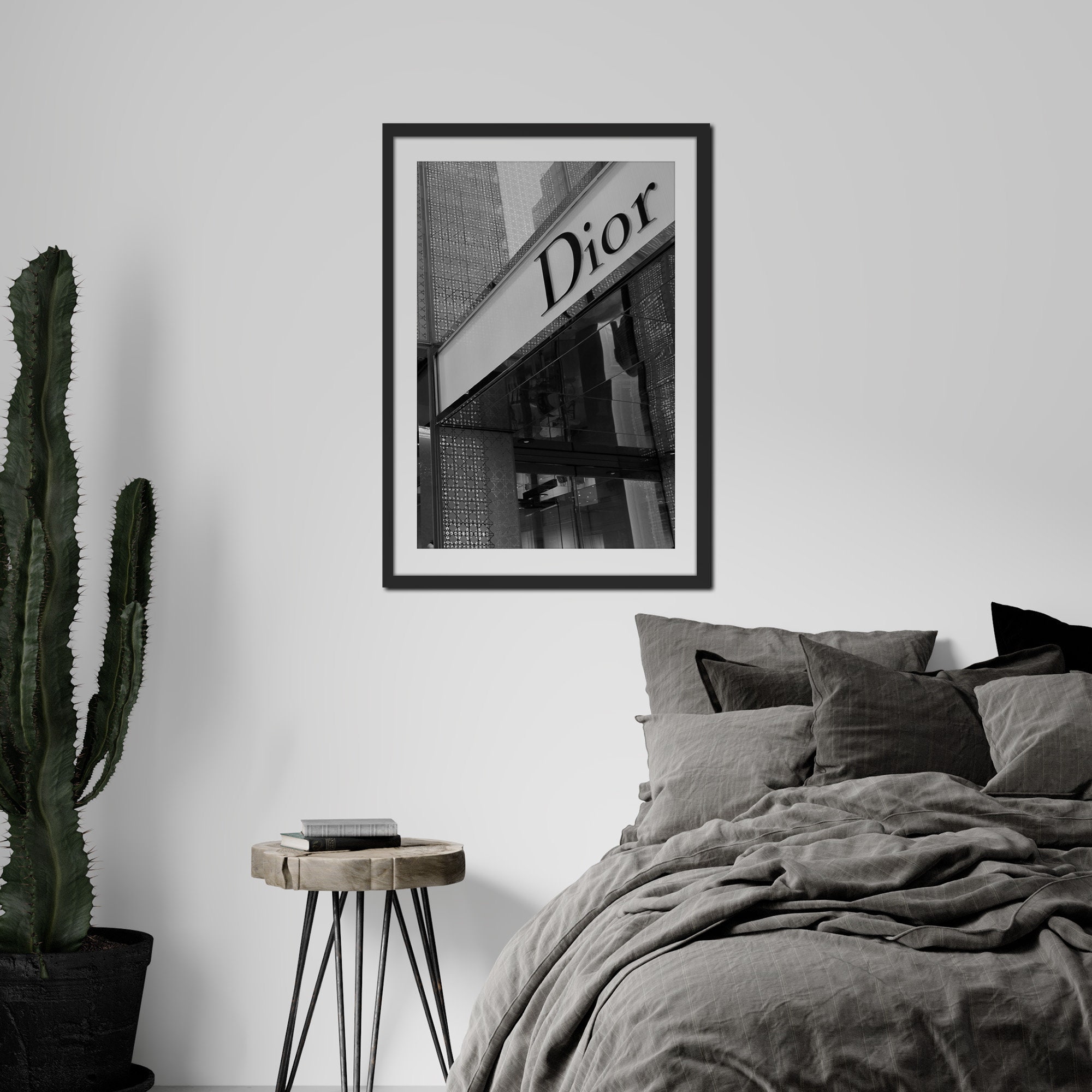 Black & White Fashion Wall Art Photographic Print Fashion | Etsy