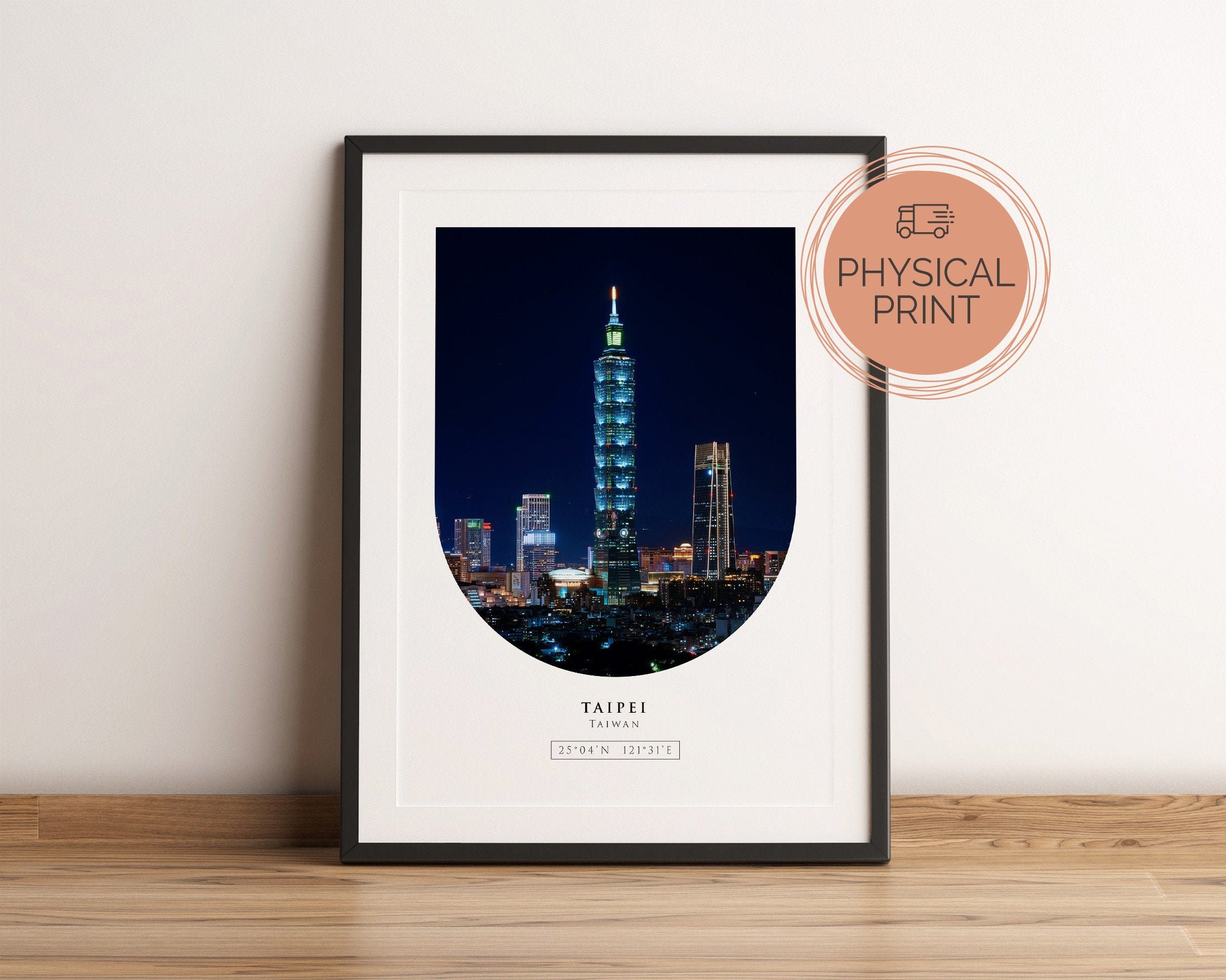 Taipei 101 Poster Taipei Print Taiwan Wall Art City Etsy
