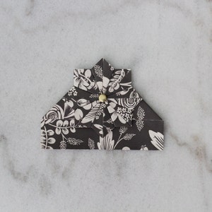 Handmade corner bookmark &quot;White Bloom&quot;