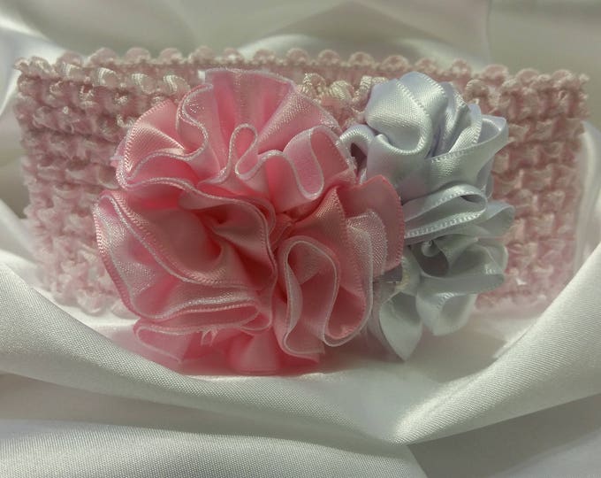 Newborn Baby Girls Pretty in Pink Headband