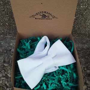 Mens Snow White Bowtie