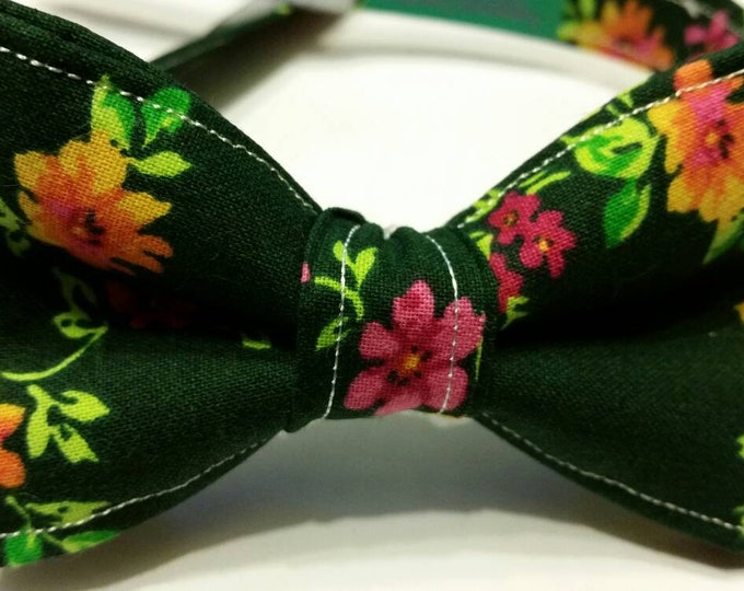 Boys Vintage Kelly Green Bowtie