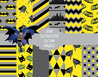 batman letters etsy
