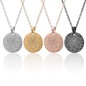 Collier carte des étoiles par date, pendentif carte du ciel personnalisé, cadeau d'anniversaire pour elle, bijoux ciel nocturne personnalisés pour femme, KP.4