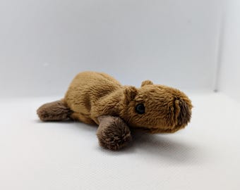 Capybara plush small beanie toy collectable - by FroogAndBoog