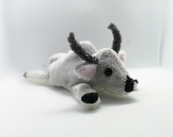 Zebu/humped cow small plushie collectable stuffed toy - by FroogAndBoog