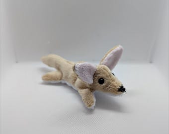 Small Fennec fox plush collectable by FroogAndBoog