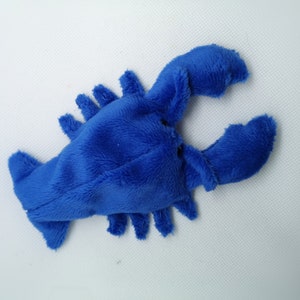 Yabby/blue lobster plush toy beanie collectable by FroogAndBoog image 2