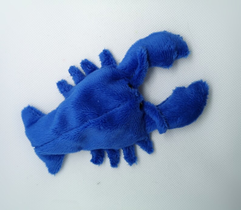 Yabby/blue lobster plush toy beanie collectable by FroogAndBoog image 2