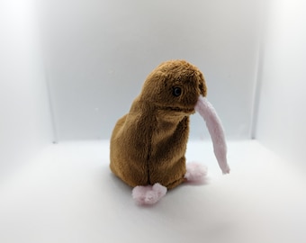 Kiwi plush - small kiwi beanie plush toy by FroogAndBoog