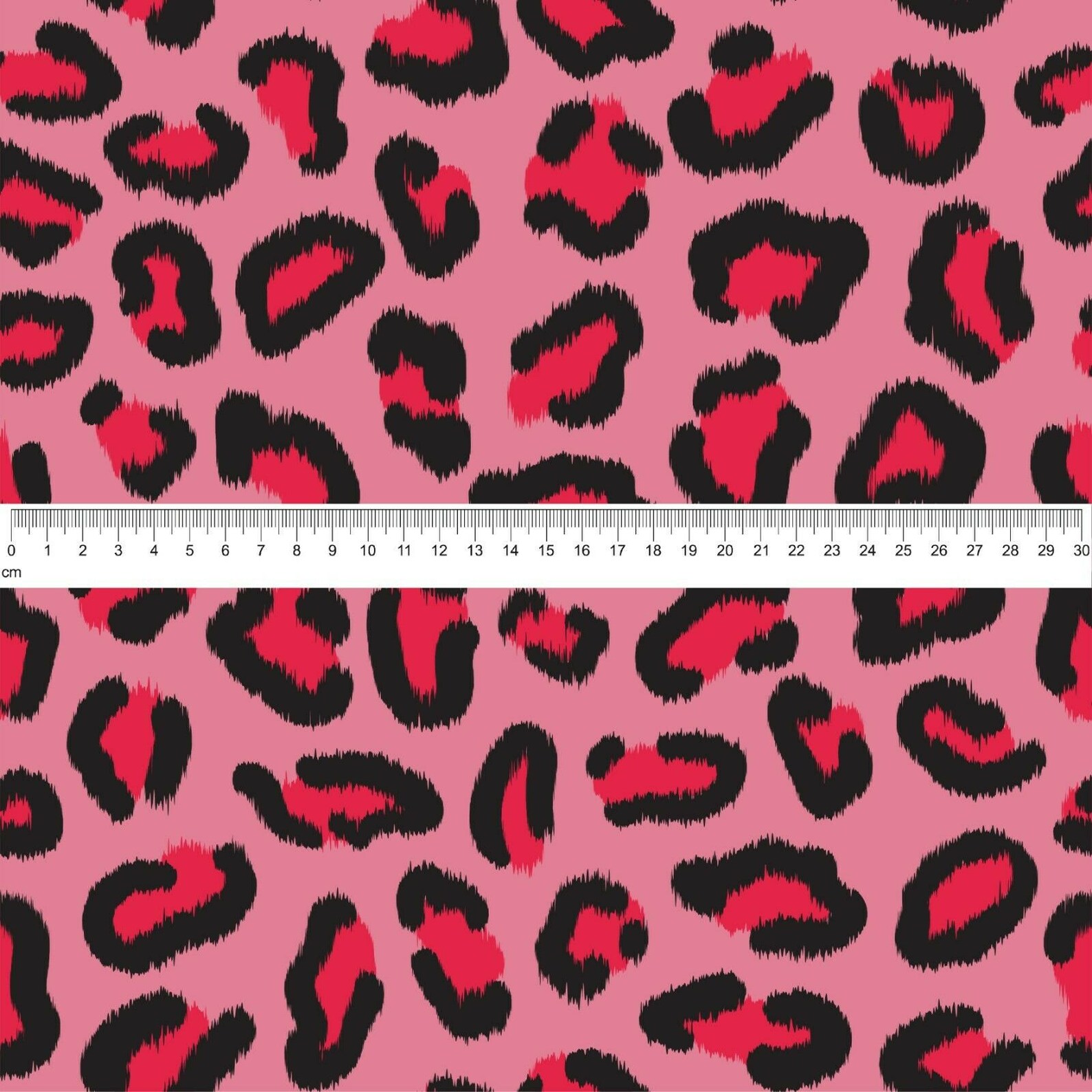 100% Cotton Pink Leopard Print Fabric 147CM Wide Metre for | Etsy UK