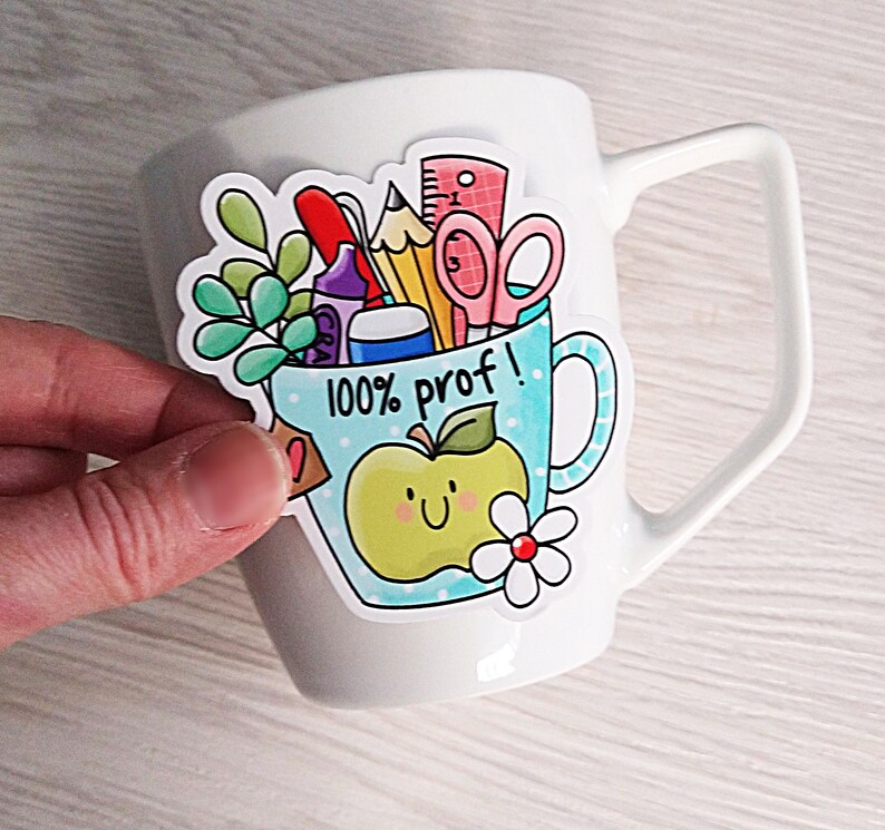 Mini Prof Sticker Waterproof Vinyl Sticker for Laptop, Water Bottle, Car, Etc. 100% ...