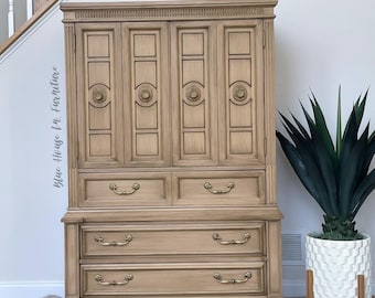 AVAILABLE Refinished Vintage Chest of Drawers