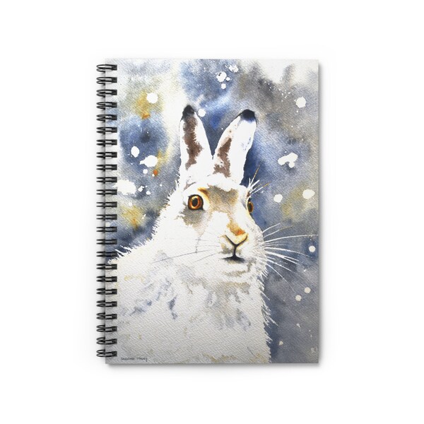 Spiral Notebook - Snow Hare