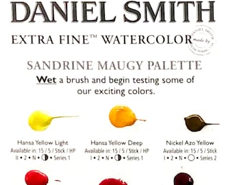 Officieel Daniel Smith Sandrine Maugy Palette - Dot Card