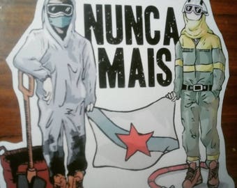 Niemals Mais Aufkleber Aufkleber