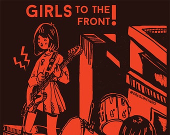 Girls to the Front Original Illustration Print