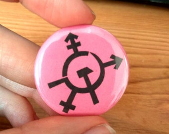 Distintivo do símbolo socialista Tranfem