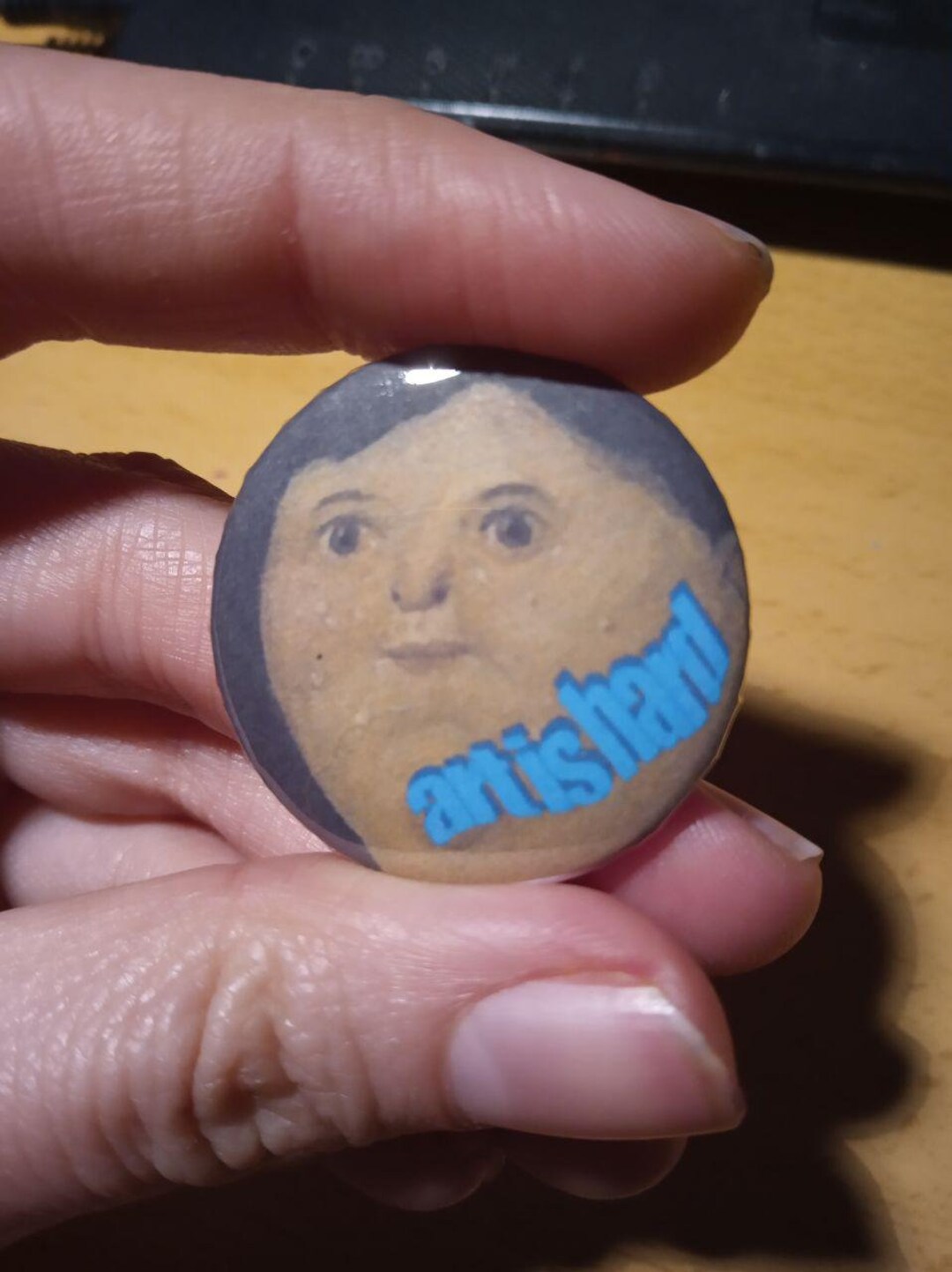 Art is Hard Meme Badge for Artists Etsy