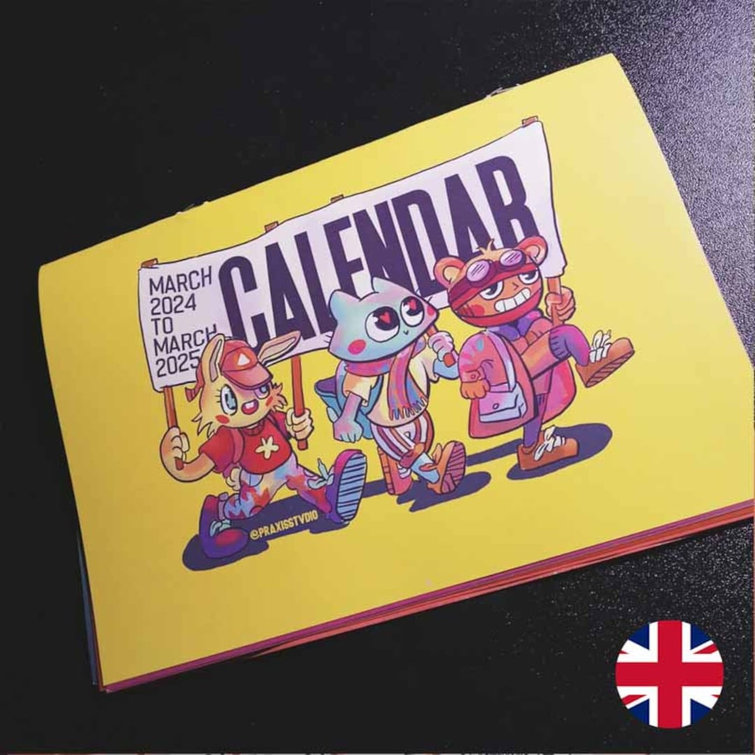 Socialist Wall Calendar 20242025 Etsy