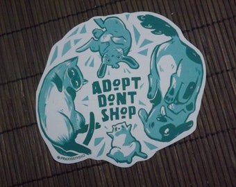 Adopteer geen dierensticker