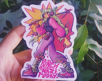 Sticker punch a n*zi tday version 2