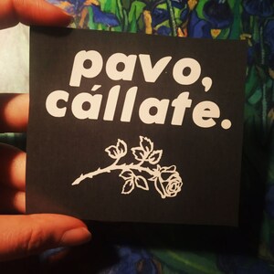 Pavo Cállate Feminist Sticker - Etsy