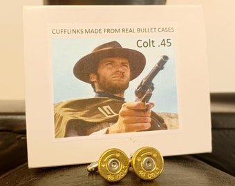 Bullet Colt 45 Cufflinks