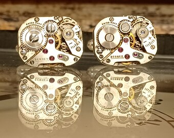 Vintage Bernex Watch Cufflinks