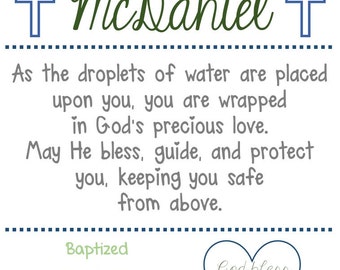 Personalized Baptism Gift