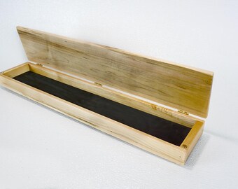 Handcrafted Maple Backscratcher Box: Hinged Lid Keepsake
