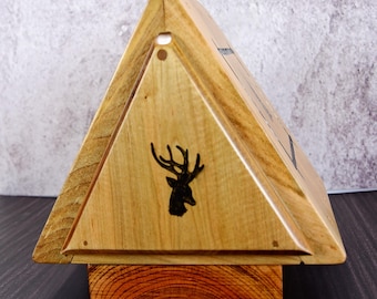 Nightstand wood book holder from Maple and Cherry, Wooden bookmark, Book Stand, Solid Wood Book Valet, Reader Caddy, Chair side book holder