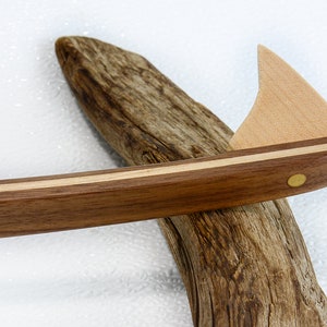 Handcrafted Wooden Backscratcher, Back Massage, Parent Gift, Maple and Walnut Back Scratcher, Grandparent Gift, Unique Gift, coworker gift