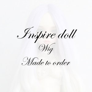 100 % Alpaka Perücke oder Reroot für Inspire Puppe / Made to order