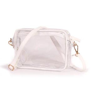 Stadium Purse-White Stadium Purse-Bridget Clear Purse-Small Purse-Clear Purse-Clear Stadium Purse-Crossbody Stadium, Purse-Clear Crossbody