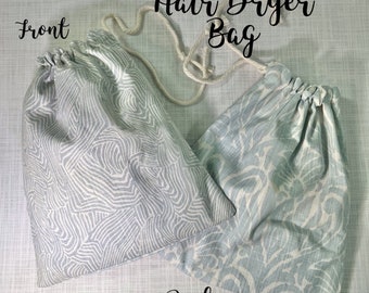 Hair Dryer Bag-Travel Hair Dryer Bag-Large Cosmetic Bag-Monogrammed Hair Dryer Bag-Monogrammed Make-up Bag-Leopard Bag