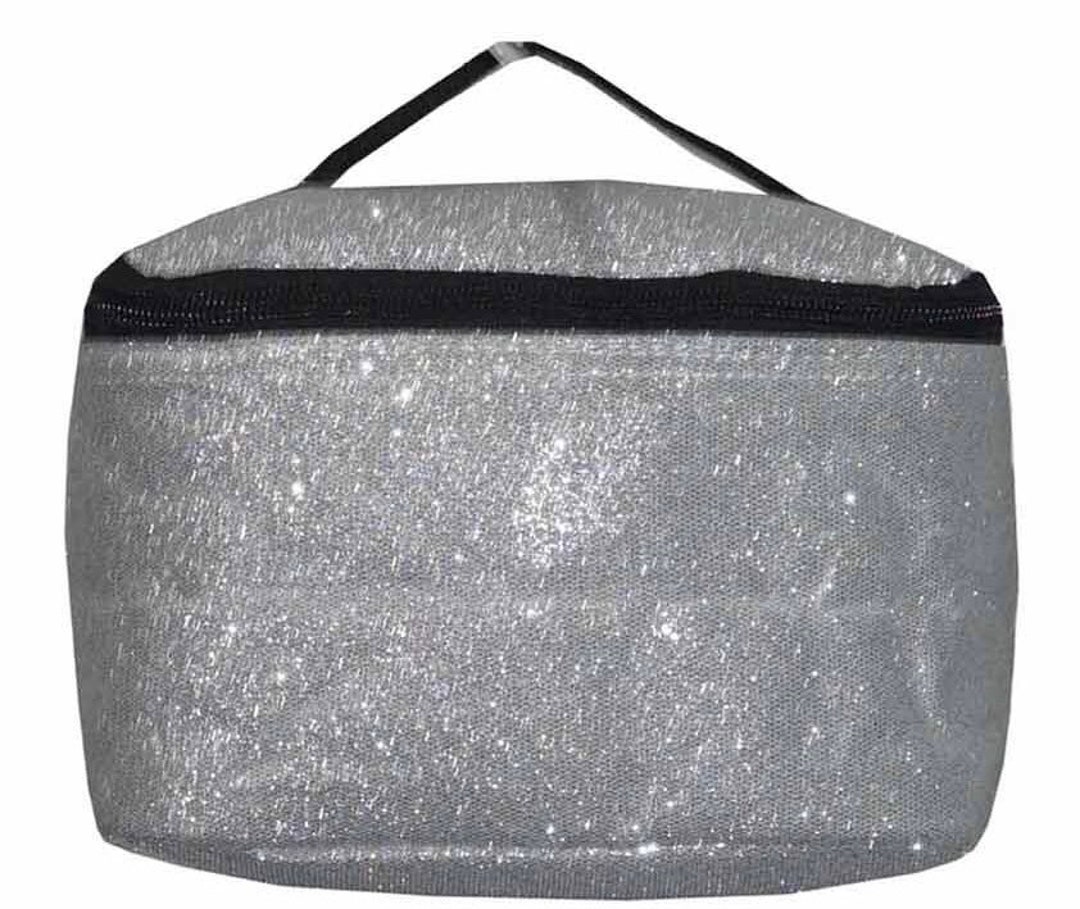 Glitter Cosmetic Bagmonogrammed Cosmetic Bagpersonalized Cosmetic