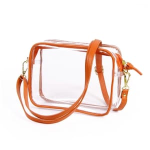 Stadium Purse-Burnt Orange Stadium Purse-Bridget Clear Purse-Small Purse-Clear Purse-Clear Stadium Purse-Crossbody Stadium, Purse-Clear