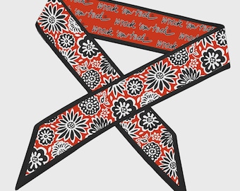 Tech Skinny Scarf-Red Scarf-Purse Scarf-Boot Scarf-Gameday