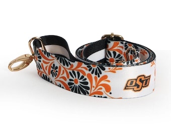 OSU Floral Purse Strap: Collegiate Game Day Crossbody Bag Strap