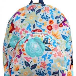 Small Backpack-Floral Backpack-Child Backpack-Backpack-Toddler Backpack-Gift-Girl Backpack-Monogram Backpack-Personalized Backpack