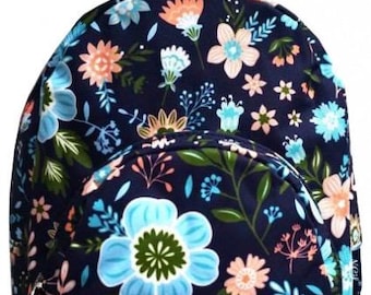 Small Backpack-Floral Backpack-Child Backpack-Backpack-Toddler Backpack-Gift-Girl Backpack-Monogram Backpack-Personalized Backpack