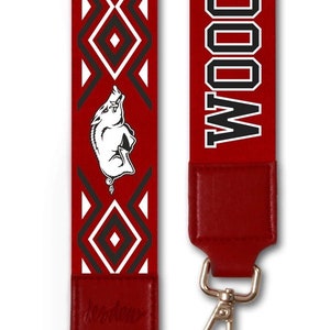 Arkansas Razorbacks Purse Strap: Collegiate Crossbody Bag Strap