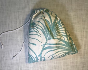 Hair Dryer Bag-Travel Hair Dryer Bag-Large Cosmetic Bag-Monogrammed Hair Dryer Bag-Monogrammed Make-up Bag-Palm Tree Bag