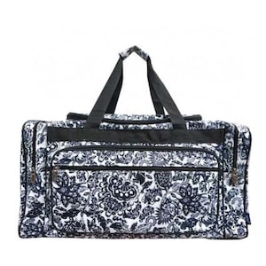 Duffle-Toile Duffle-Monogram Duffle-Personalized Duffle-Duffel-Overnight Bag-Luggage-Bag-Childs Duffle-Monogram Bag