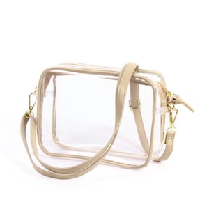 Stadium Purse-Gold Stadium Purse-Bridget Clear Purse-Clear Purse-Clear Stadium Purse-Clear Stadium-Crossbody Stadium, Purse-Clear Crossbody