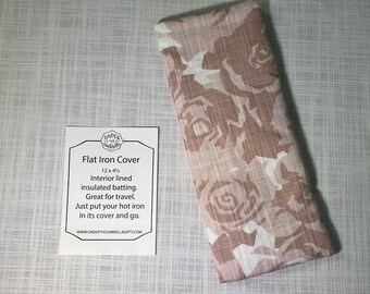 Flat Iron Cover-Flat Iron-Curling Iron Cover-Cover-Floral-Protective Cover-Animal Print