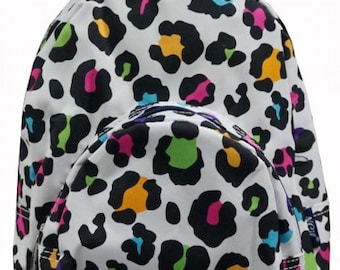 Small Backpack-Cheetah Backpack-Child Backpack-Backpack Backpack-Girl Backpack-Monogram Backpack-Personalized Backpack-Leopard Backpack